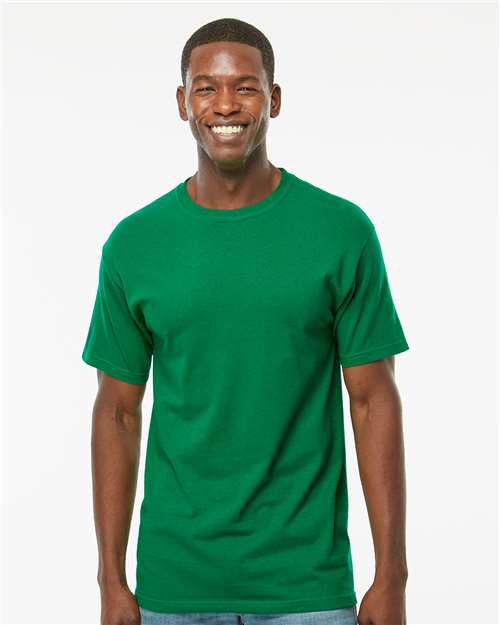 M&O 4800 - T-shirt doux au toucher pour hommes, couleur or