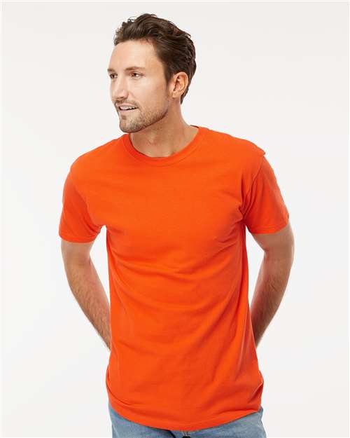 M&O 4800 - T-shirt doux au toucher pour hommes, couleur or