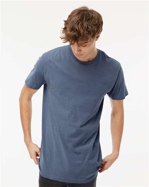 M&O 6500M - T-shirt unisexe teint sur pièce vintage