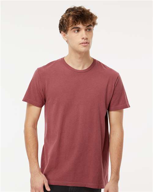 M&O 6500M - T-shirt unisexe teint sur pièce vintage