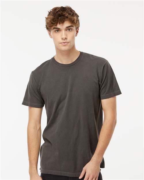 M&O 6500M - T-shirt unisexe teint sur pièce vintage