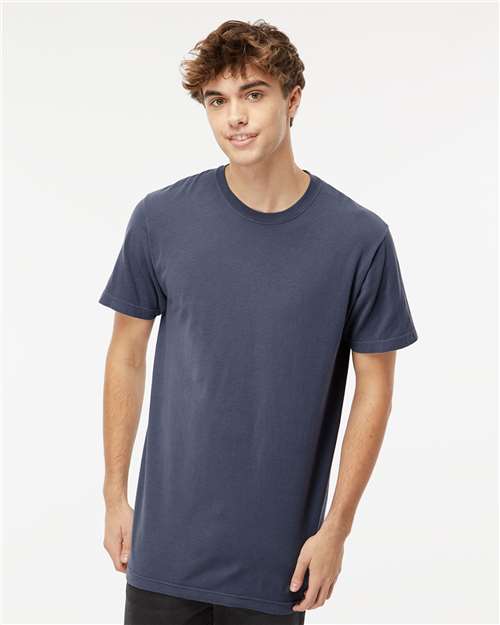 M&O 6500M - T-shirt unisexe teint sur pièce vintage