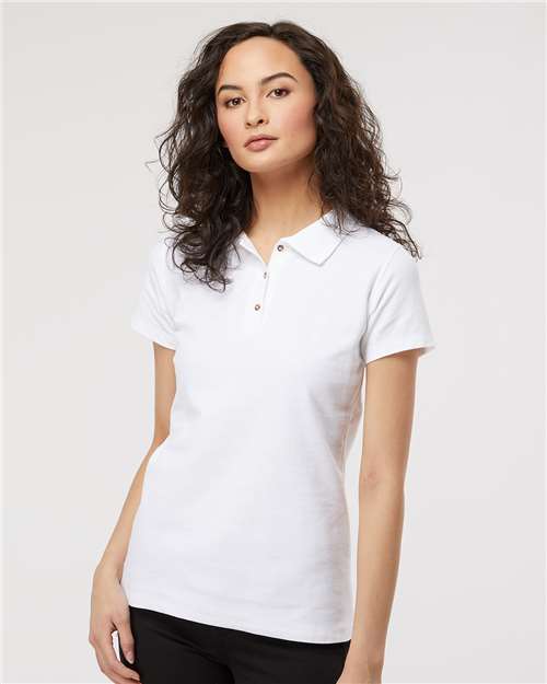 M&O 7600 - Women's Ringspun Pique Polo