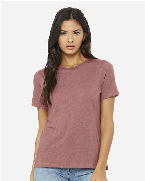 BELLA + CANVAS 6400CVC - Women’s Relaxed Fit Heather CVC Tee