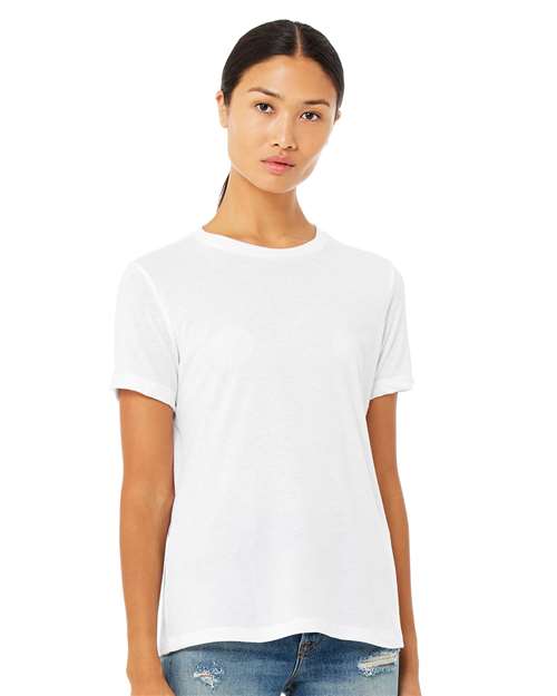BELLA + CANVAS 6400CVC - Women’s Relaxed Fit Heather CVC Tee