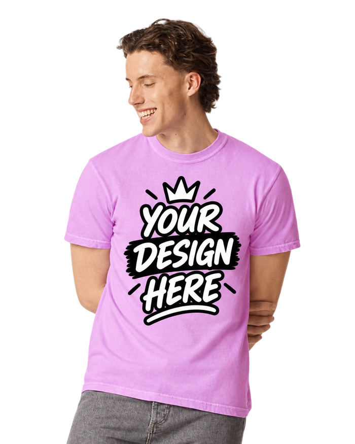 Comfort Colors 1717 - T-shirt unisexe épais teint sur vêtement