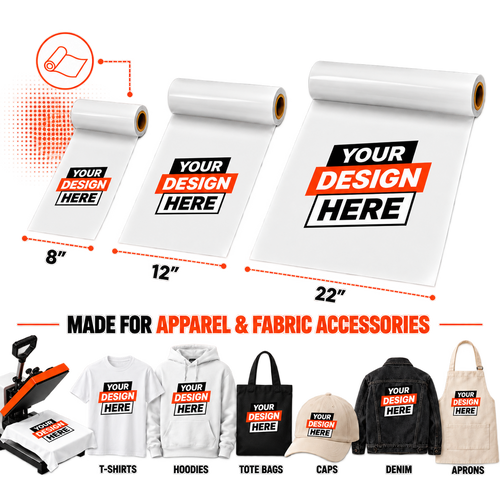 Transferts DTF par taille - Téléchargez votre motif