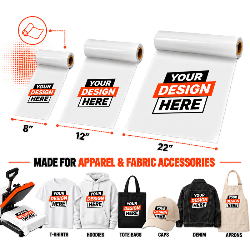 DTF Transfers By Size - Upload Your Design