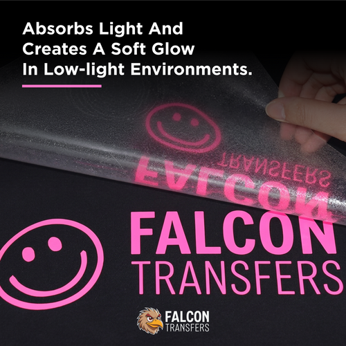 Transferts thermocollants phosphorescents