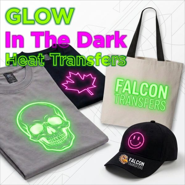 Transferts thermocollants phosphorescents