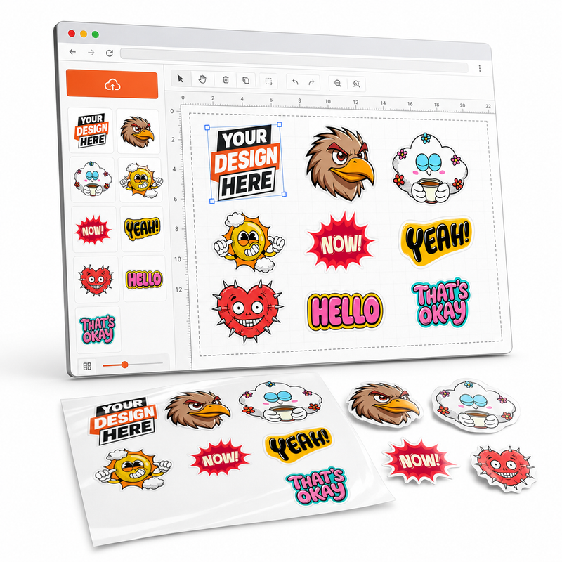 UV DTF Sticker Gang Sheet Builder - Option 1
