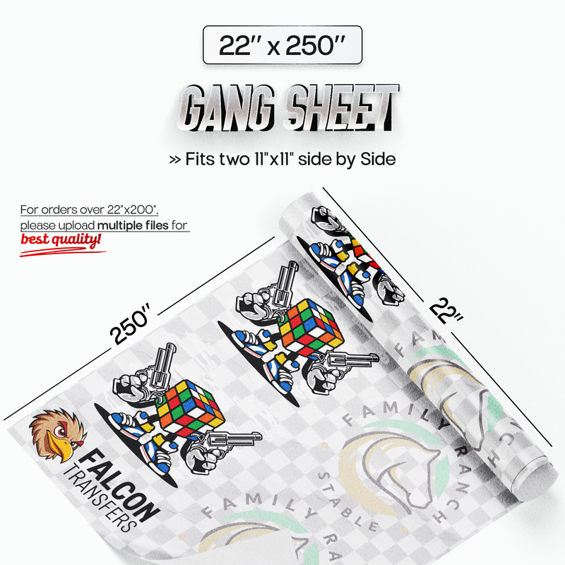 Pre-Made Gang Sheet