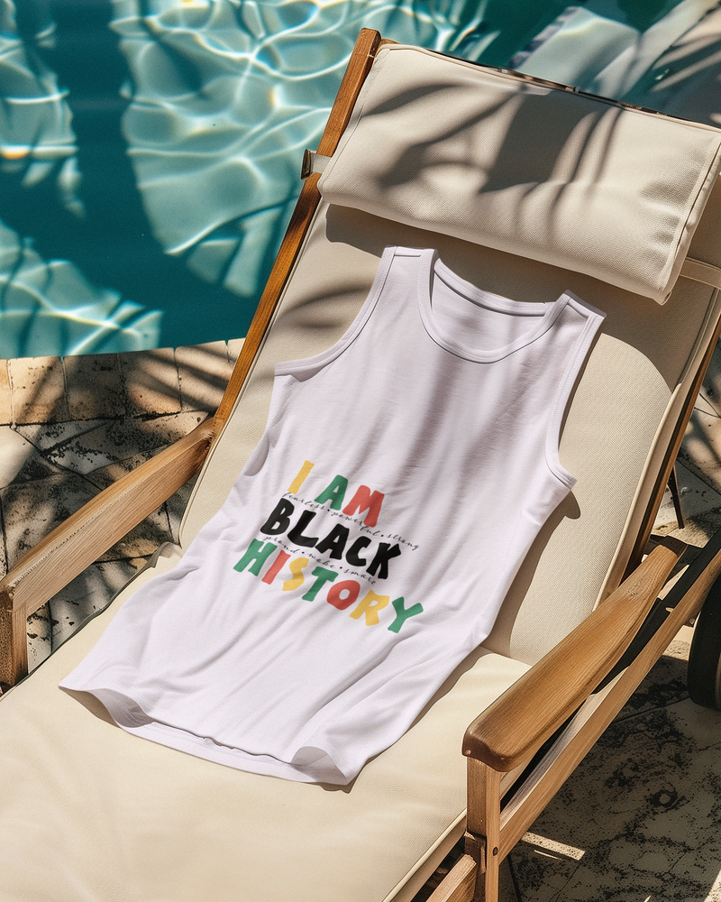 ✊🏾 I Am Black History Fearless Powerful Strong Design DTF Transfer FT337