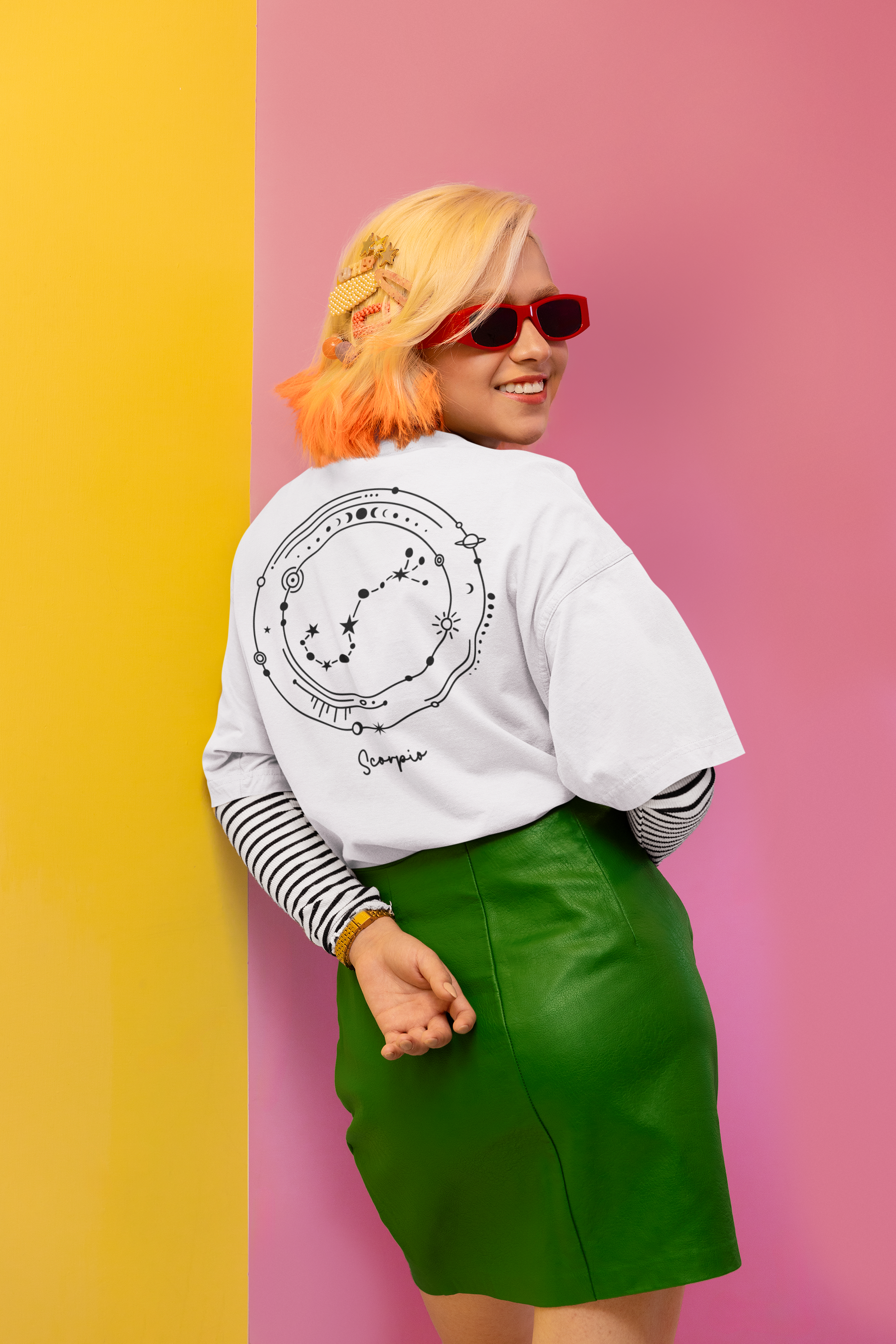 ♏ Scorpio – Celestial Symbol | Minimal Astrology DTF Transfer FT786