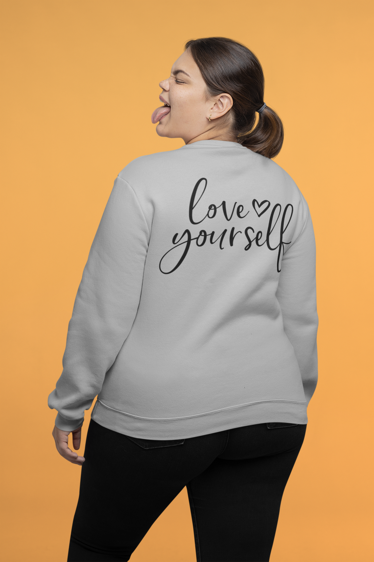🖤 Love Yourself – Black Handwritten Script DTF Transfer FT810 – Falcon ...