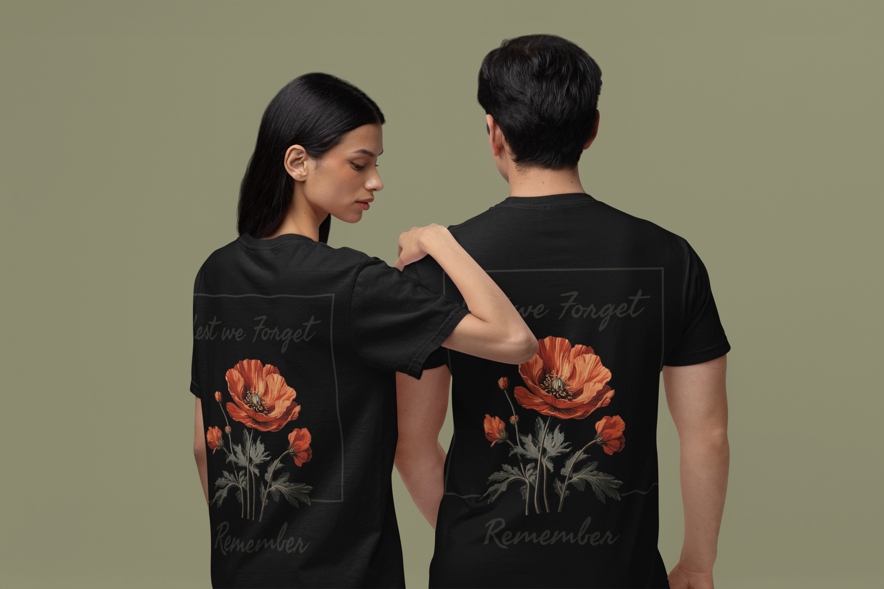 🌺 Lest We Forget Design DTF Transfer FT980