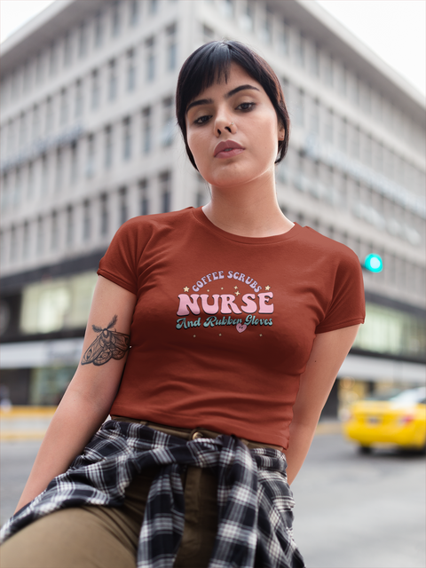 💉🧤Coffee, Scrubs, Nurse & Rubber Gloves DTF Transfer FT209