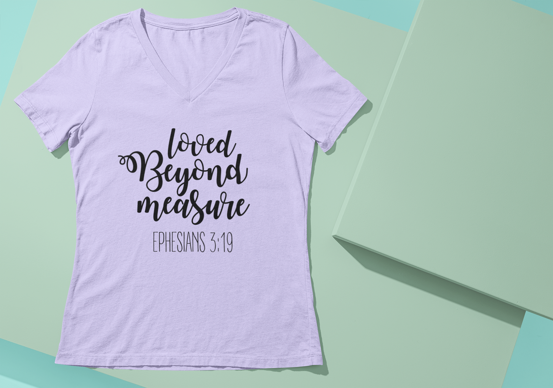 🤍✨ Loved Beyond Measure – Ephesians 3:19 DTF Transfer FT914