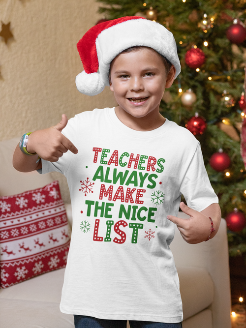 Transfer DTF "Teachers Always Make the Nice List" FT433