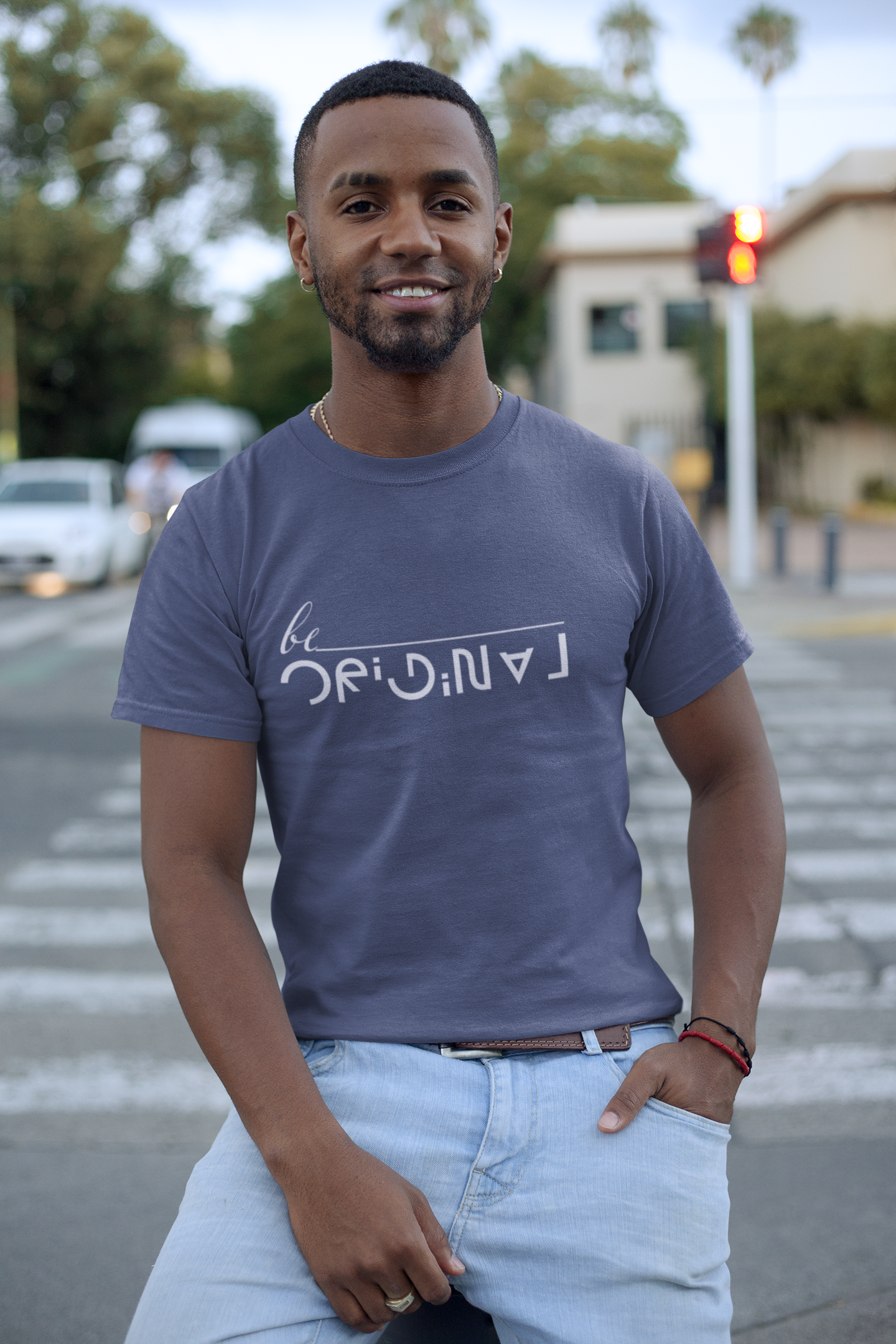 🖤🤍 be ORIGINAL – Minimal Typography DTF Transfer FT615