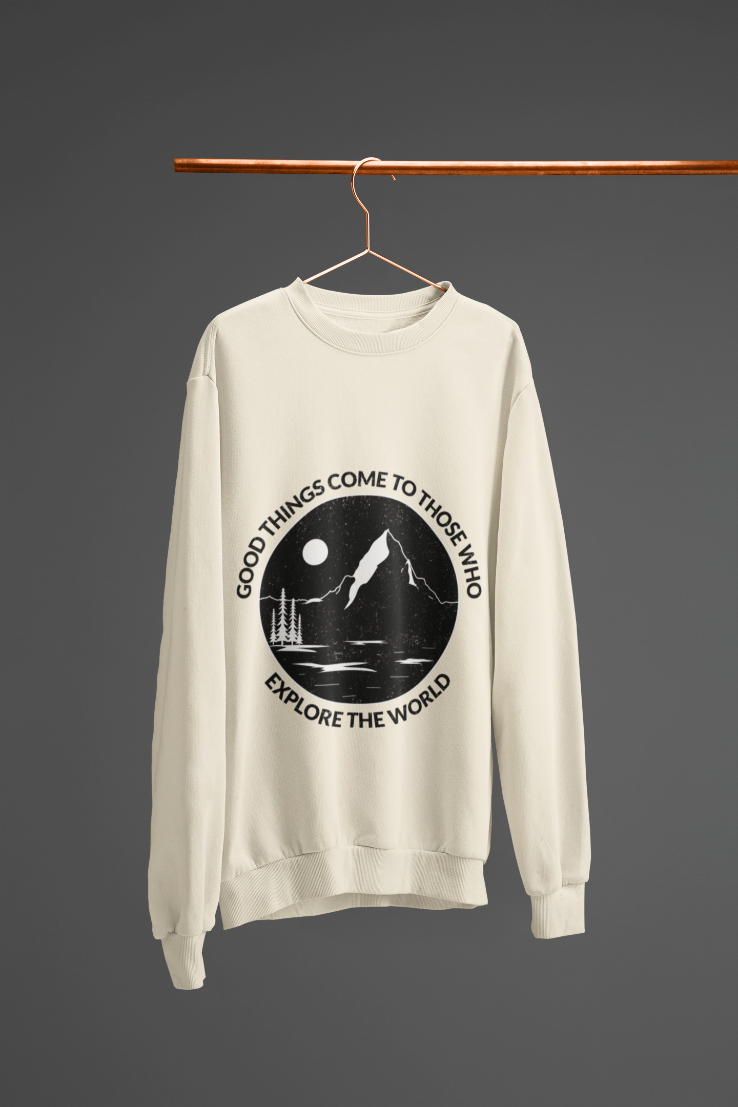 🌍🌙 Good Things Come to Those Who Explore the World  |  DTF Transfer FT850