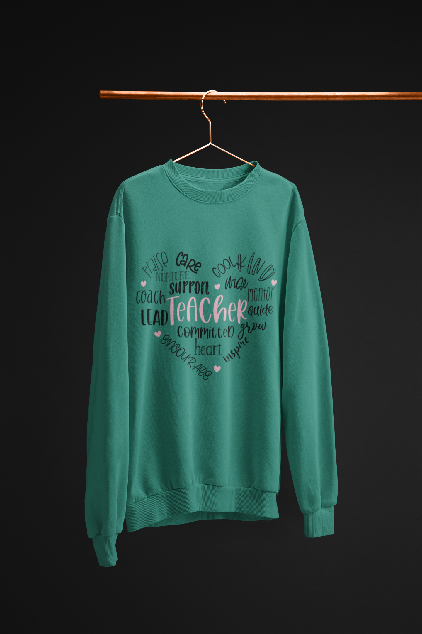 🍎💗 Teacher Minimal & Heartfelt | DTF Transfer FT931