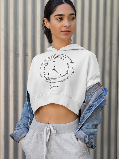 ♋ Cancer – Celestial Symbol | Minimal Astrology DTF Transfer FT794