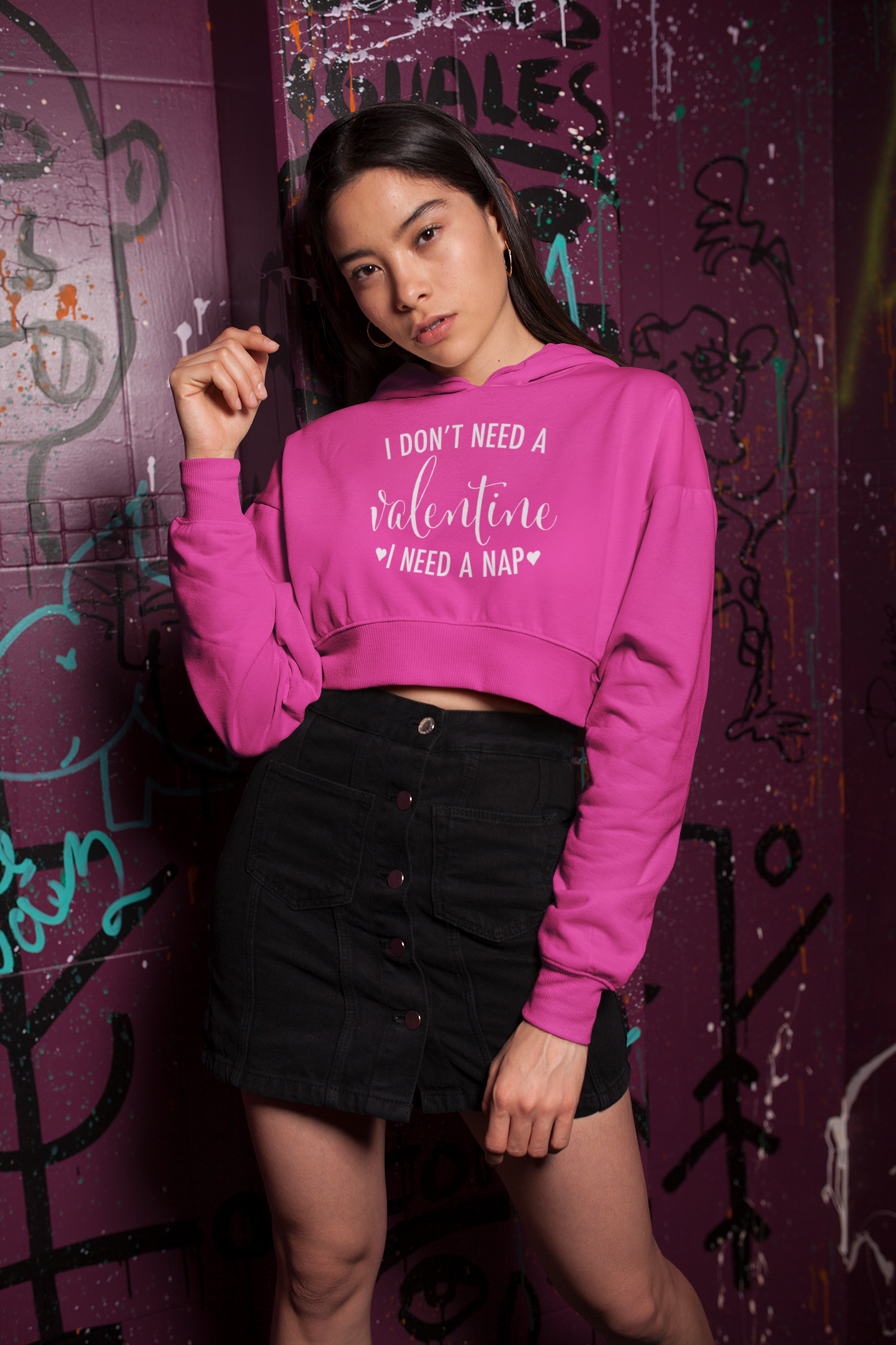 😴 I Don’t Need a Valentine Design DTF Transfer FT407