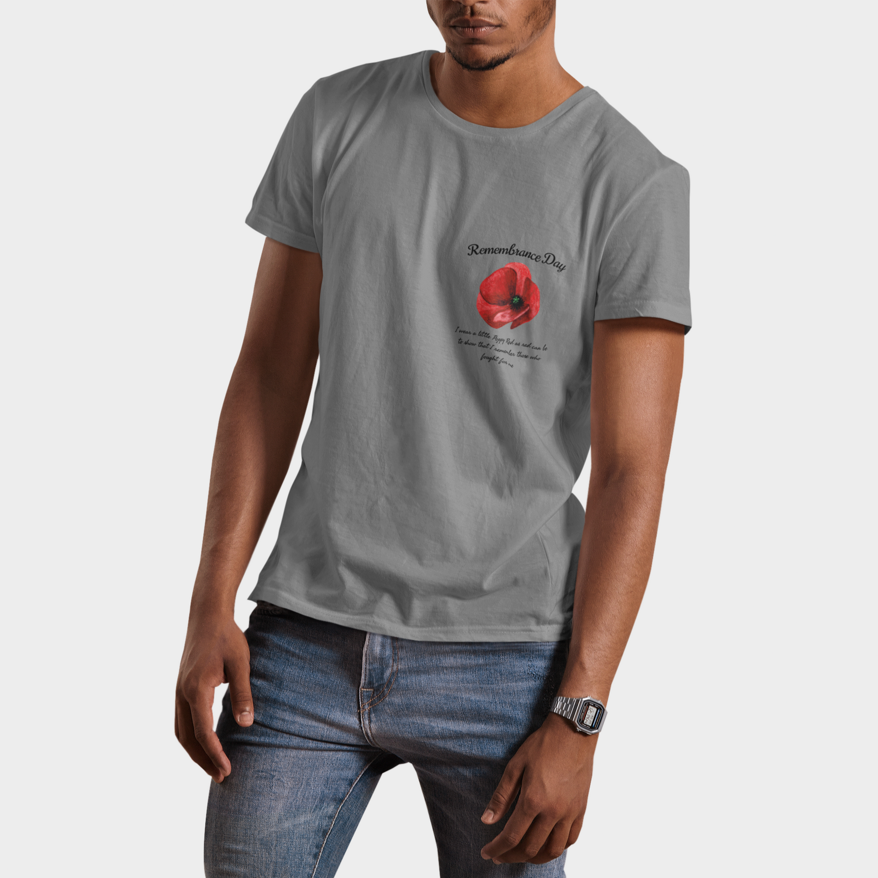 🌺 Remembrance Poppy Watercolor Edition Design DTF Transfer FT991
