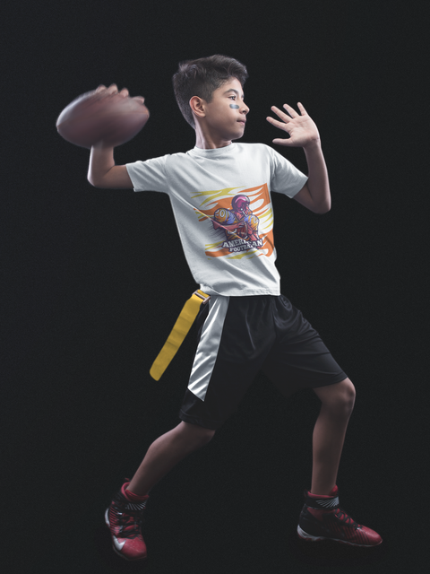 🏈 American Football – Power &amp; Speed  Graphic Design DTF Transfer FT1212