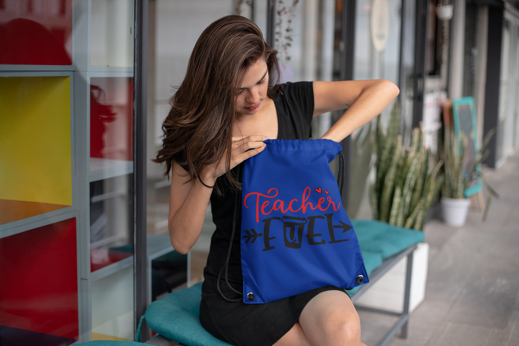 ☕ Teacher Fuel Coffee Cup Design DTF Transfer FT395