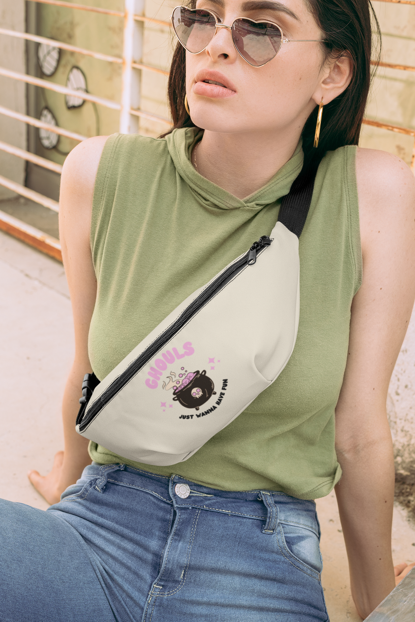 💀 Ghouls Funny Pink Design DTF Transfer FT308