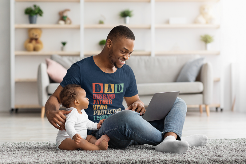 💪 Dad • Husband • Father • Hero • Protector • Legend DTF Transfer  FT167