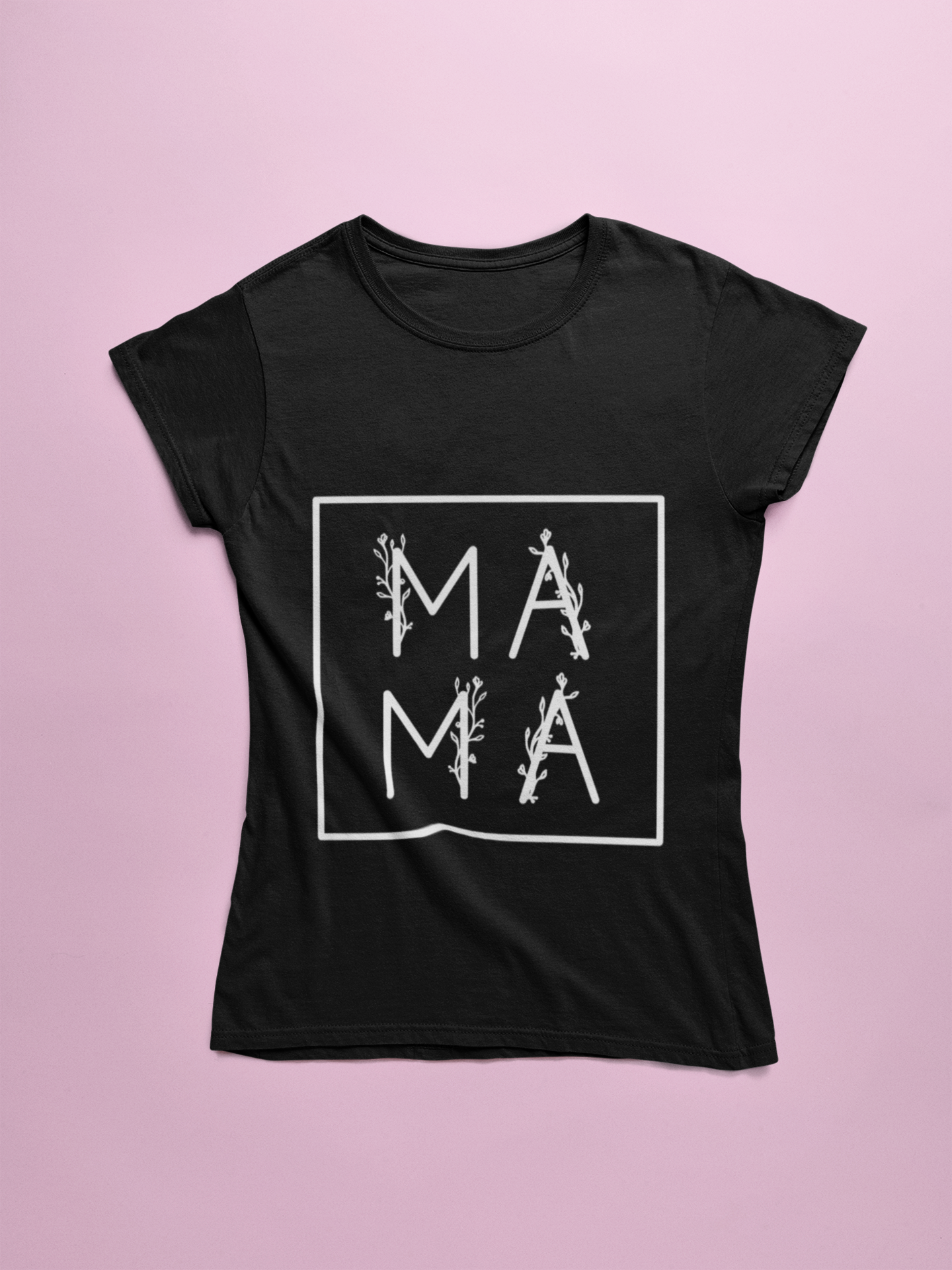 🌸 Mama – Floral Typography DTF Transfer FT873