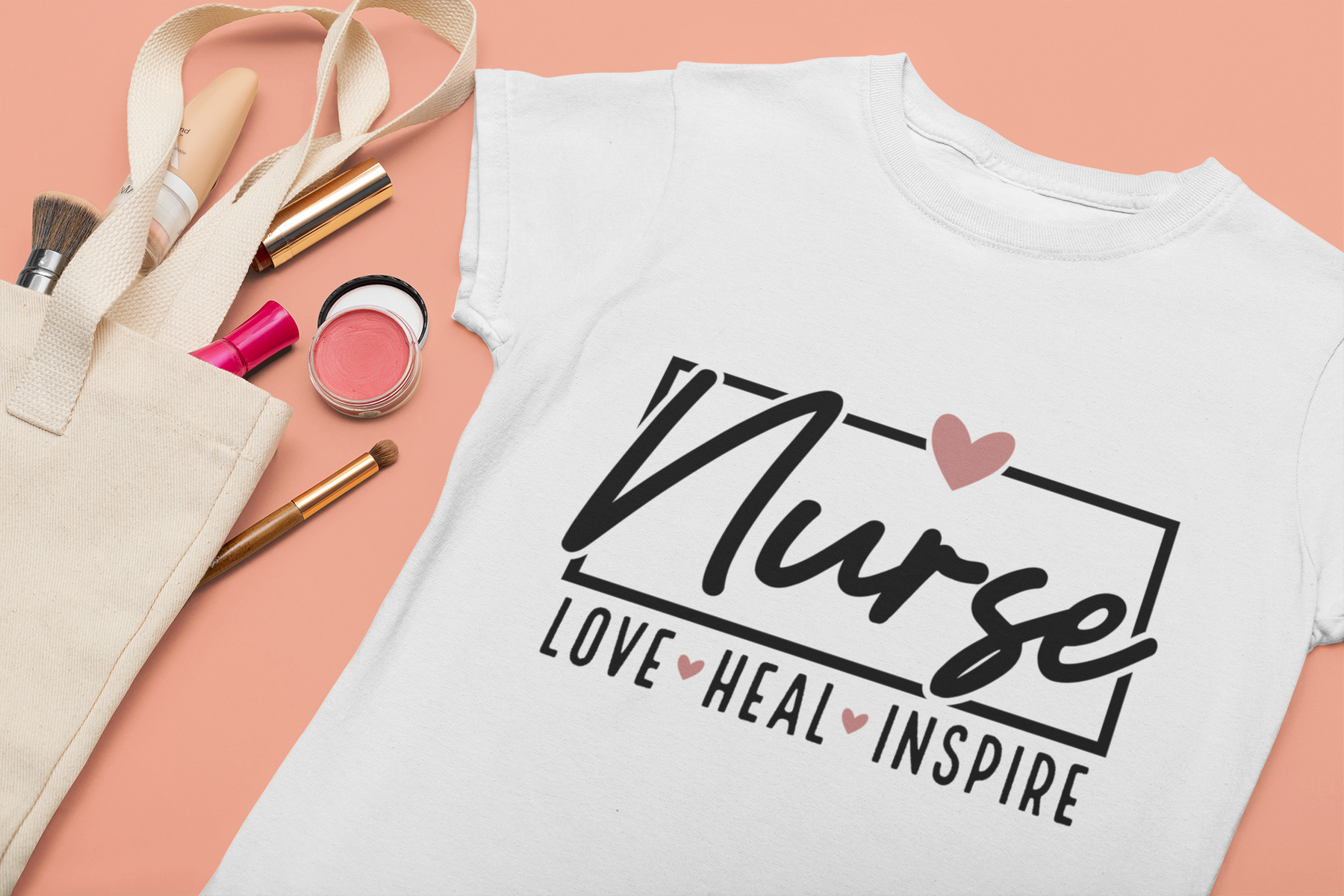 💉 Nurse Love Heal Inspire Design DTF Transfer FT218