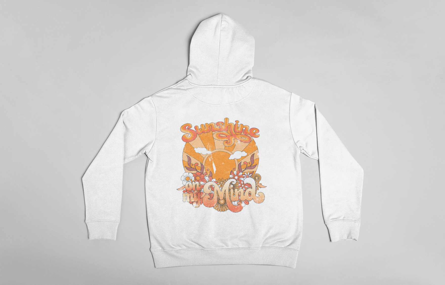 🌞🌼 Sunshine on My Mind – Retro Floral Sunshine | DTF Transfer FT959