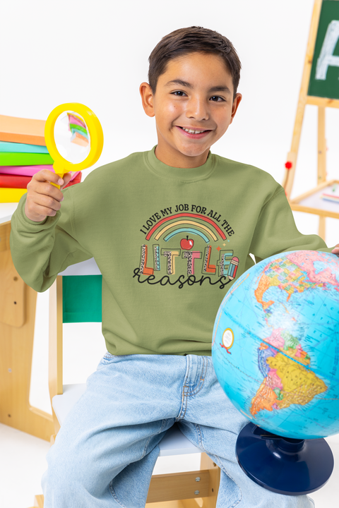 🍎 "Little Learner" | Back-to-School Rainbow Design DTF Transfer FT326