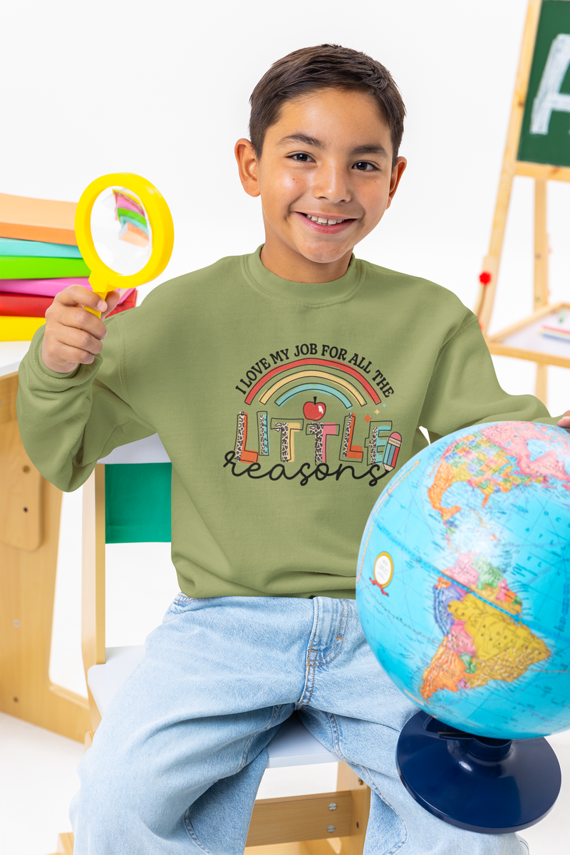 🍎 "Little Learner" | Back-to-School Rainbow Design DTF Transfer FT326