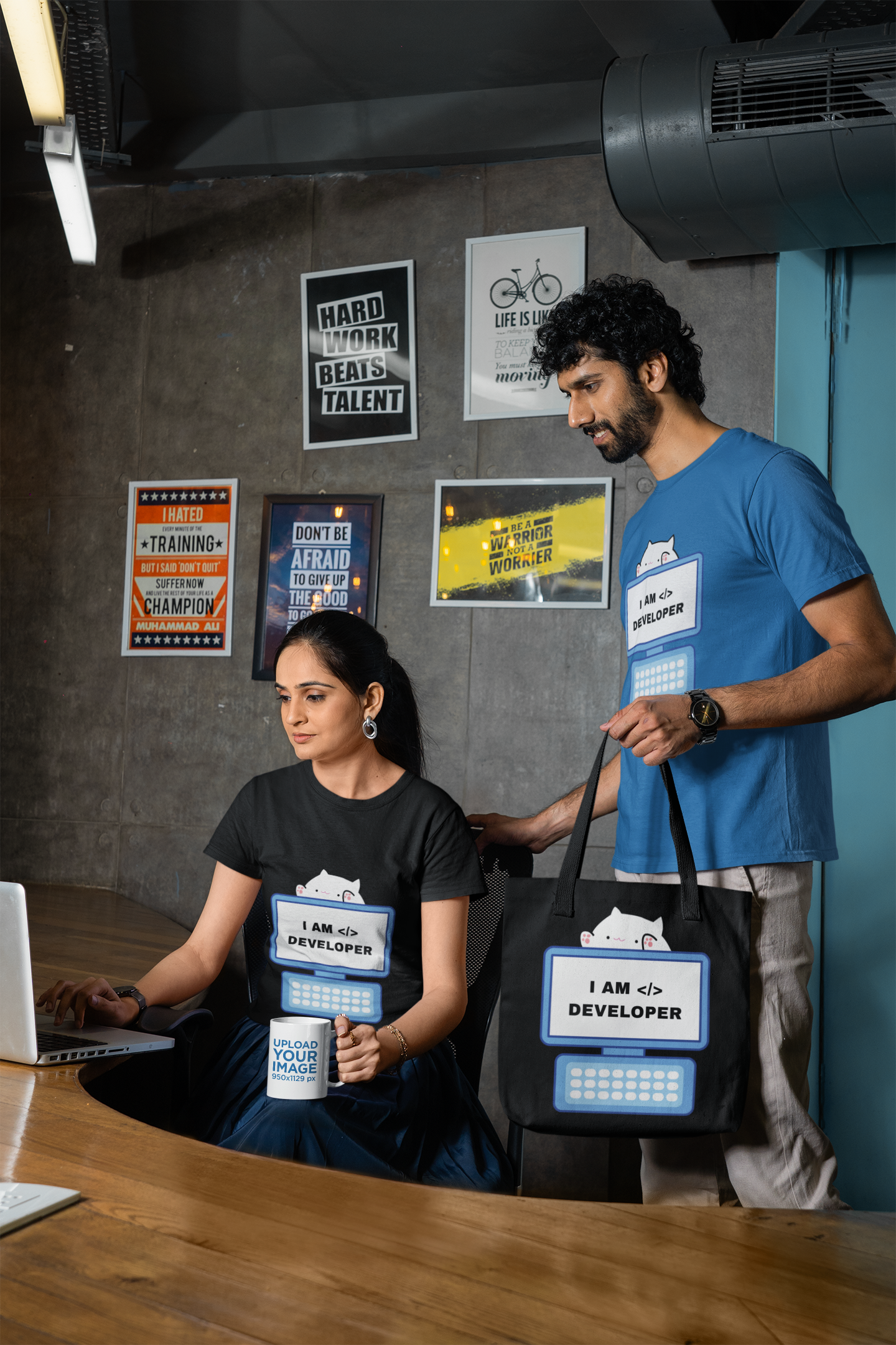 💻☕ I Am Developer Design DTF Transfer FT295