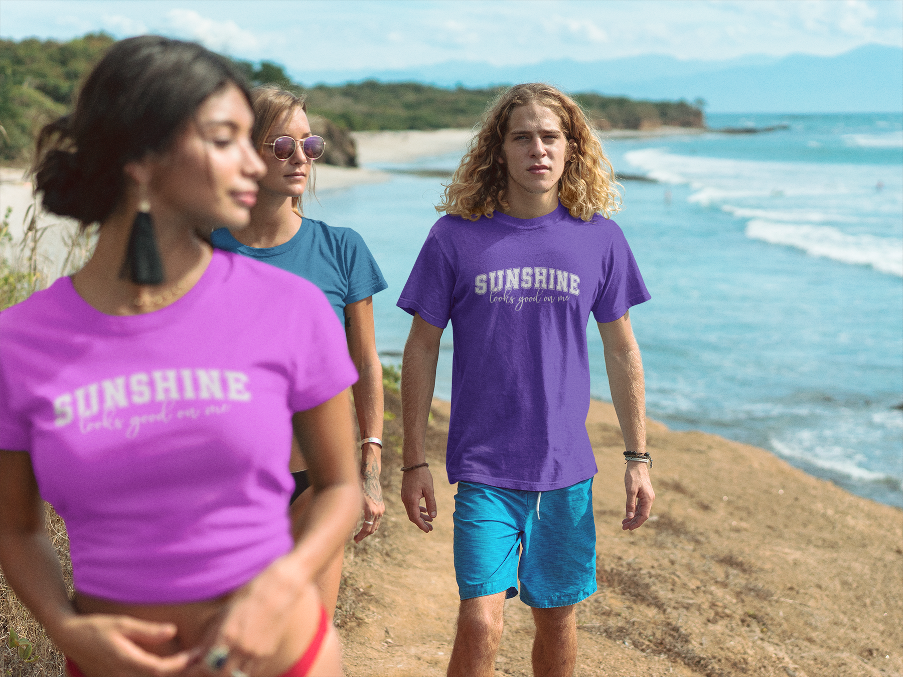 ☀️😎 Sunshine Looks Good on Me Design 2 DTF Transfer FT263