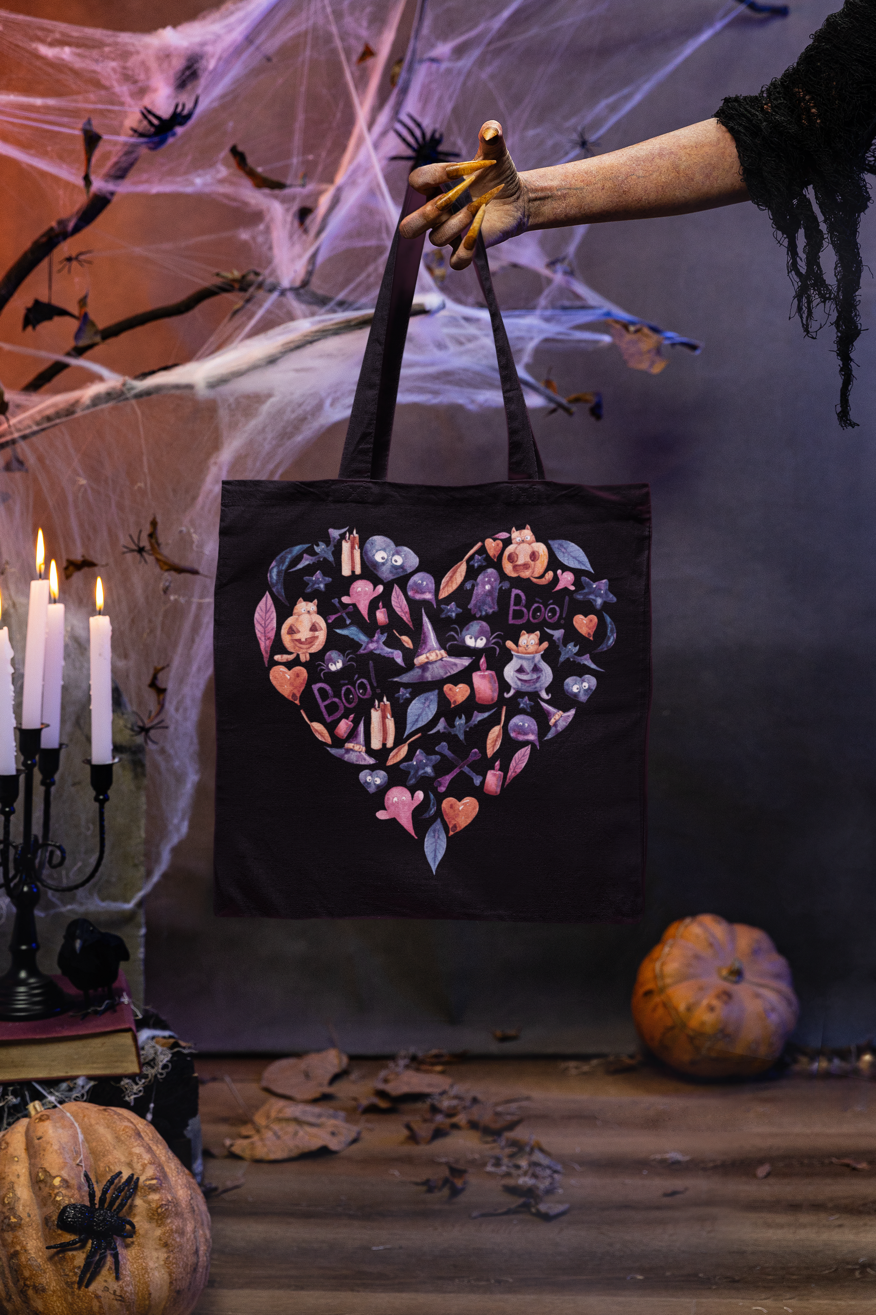 Heart of Halloween DTF Transfer  FT494