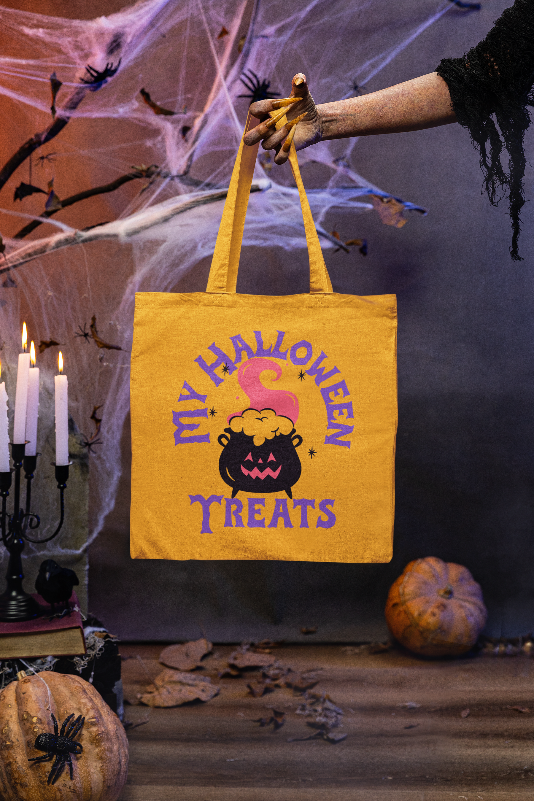 My Halloween Treats – Cute Cauldron Design FT472