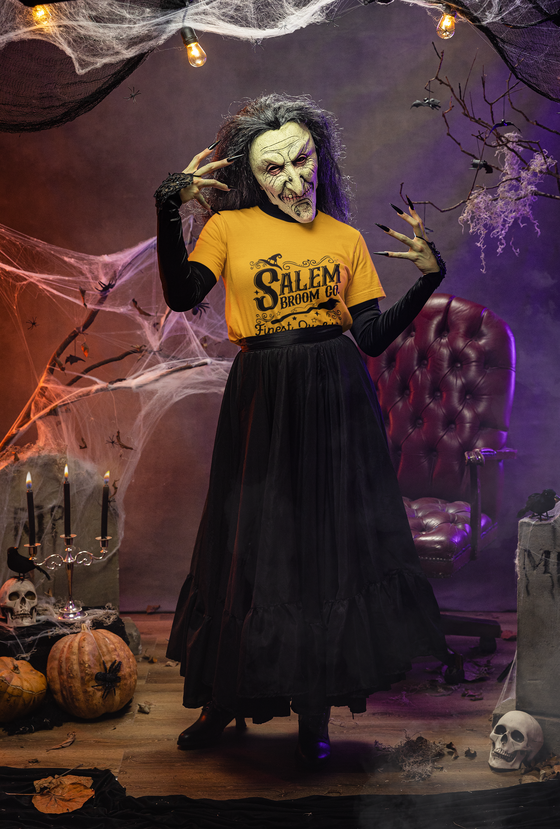 🧹 Salem Broom Co Design DTF Transfer FT223