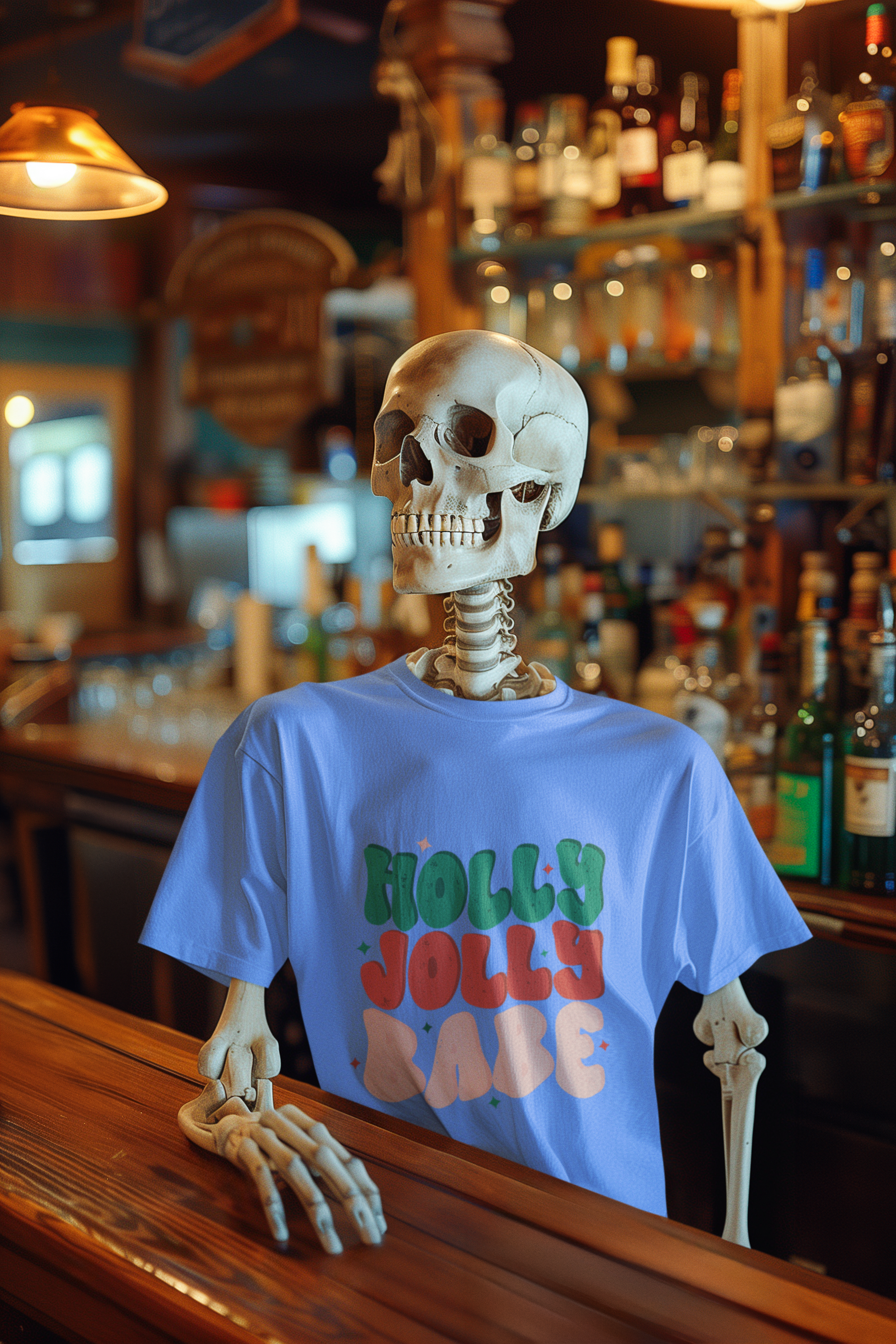 “Holly Jolly Babe” DTF Transfers Design FT479