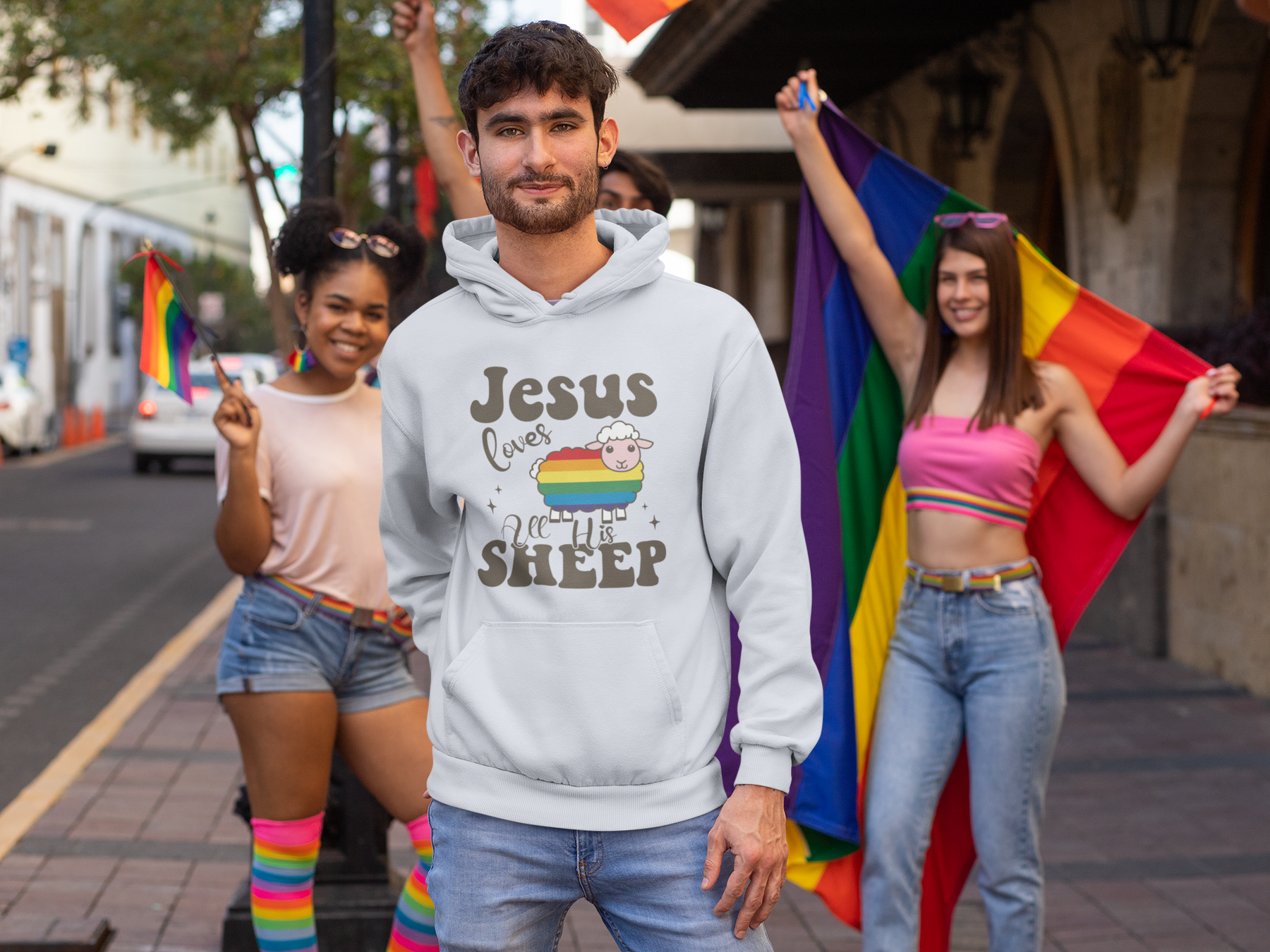 🌈 Jesus Sheep  FT190