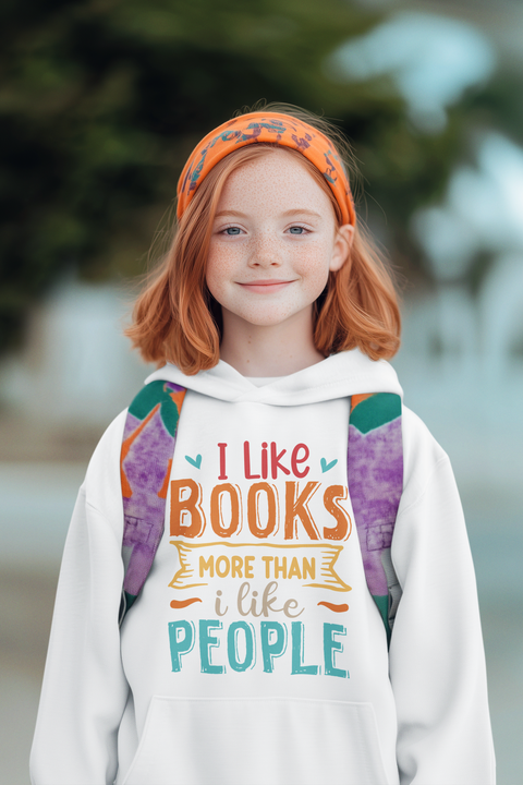 📚✨ I Like Books More Than People Design DTF Transfer FT322