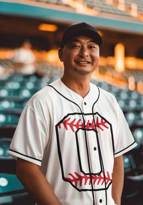 ⚾ Pro Baseball Number “0” – Stitched Edge | DTF Transfer FT1174