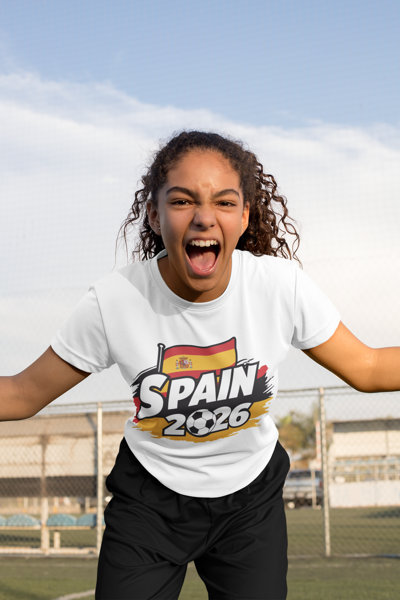 ⚽🔥 Spain 2026 – Soccer Fan Style  DTF Transfer FT1201
