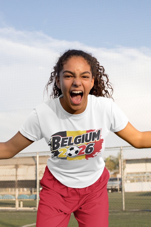 ⚽🔥 Belgium 2026 – Soccer Fan Style DTF Transfer FT1188