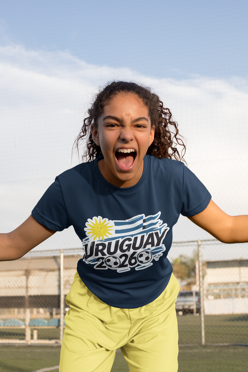 ⚽🇺🇾 Uruguay 2026 – Soccer-Inspired Graphic Design DTF Transfer FT1204